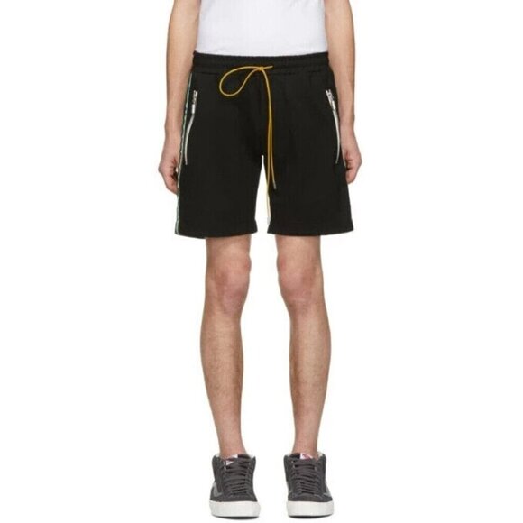 Rhude Traxedo Shorts Size S Mens Black Green NWT - Picture 1 of 15